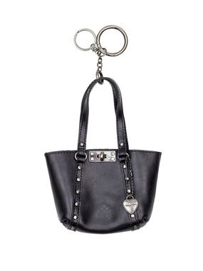 Pat Nash Benvento Black Mini Tote Keychain Charm